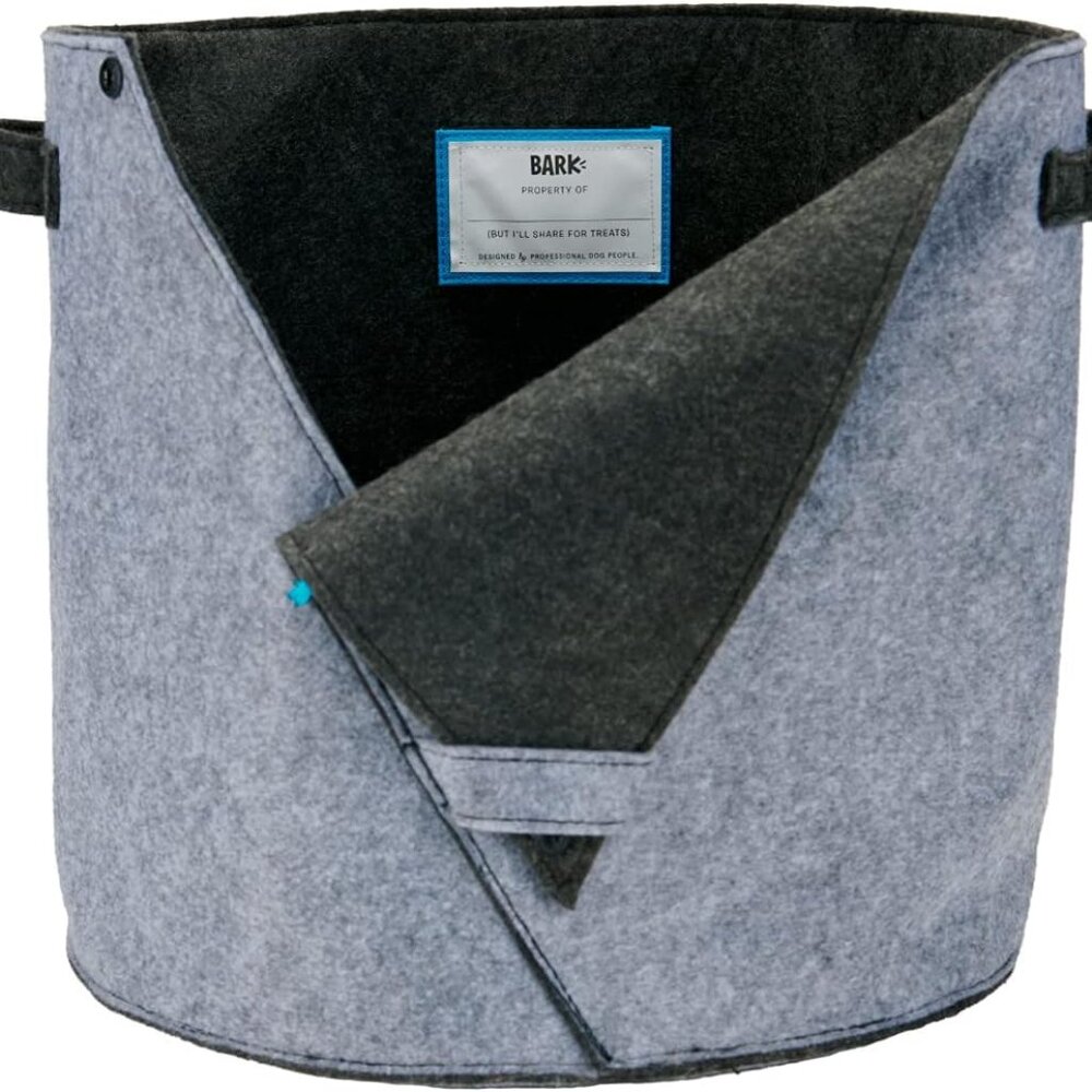NEW BARK Barkbox – Felt Storage Bin for Dog Toys